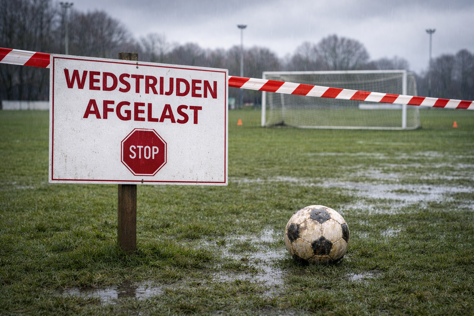 Geen veldvoetbal in Dalen dit weekend