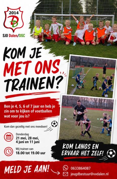 Kom je met ons trainen?