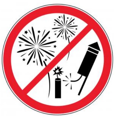 Geen vuurwerk op ons sportpark