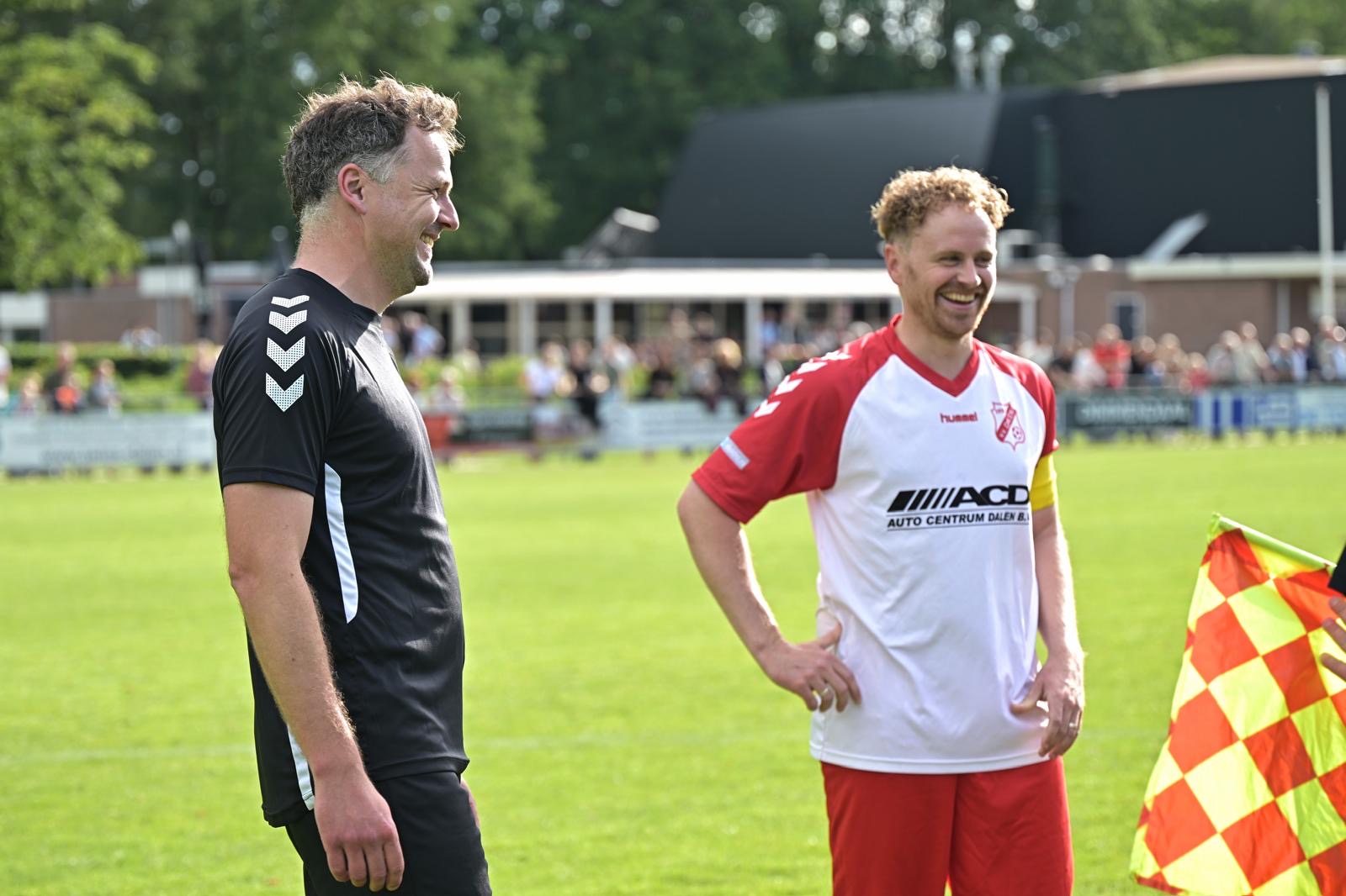 Geslaagde afscheidswedstrijd voor Tijmen Venhorst en Ruben Sinnema