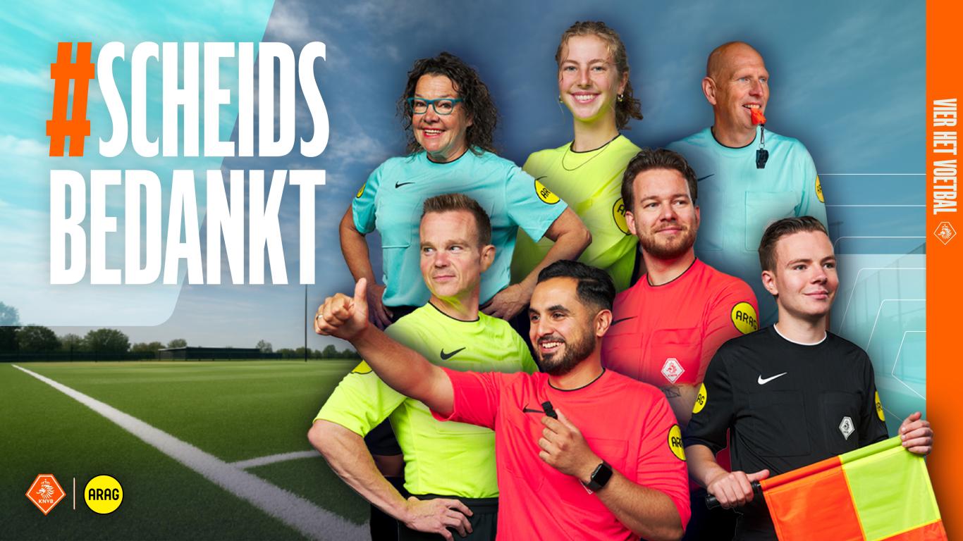 Scheidsrechters bedankt!